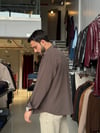 Marcus Kahverengi Çizgili Modal Gömlek