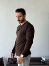 Maroni Örme Kahve Tişört