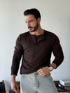 Maroni Örme Kahve Tişört