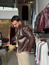 Miles Kahverengi Basic Deri Ceket