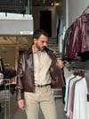 Miles Kahverengi Basic Deri Ceket