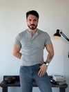 Nexa Yarım Pat Gri Tişört