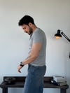 Nexa Yarım Pat Gri Tişört