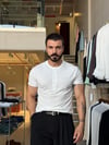 Odin Modal Henley Beyaz Tişört