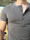 Odin Modal Henley Kahverengi Tişört