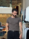 Odin Modal Henley Kahverengi Tişört