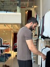 Odin Modal Henley Kahverengi Tişört