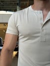 Odin Modal Henley Latte Tişört