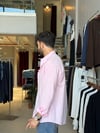 Ohio Yarı Oversize %100 Pamuk Gül Gömlek