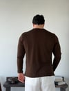 Örme Manas Kahve Tişört 5431