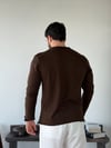 Örme Manas Kahve Tişört 5431