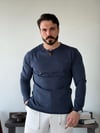 Örme Manas Lacivert Tişört 5431