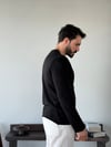 Örme Manas Siyah Tişört 5431