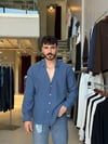 Prime Lyocell Navy Blue Gömlek