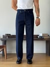 Retro Dark Blue Denim