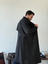 Reynold Siyah Trençkot
