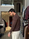 Ron Kahverengi Polo Yaka Triko