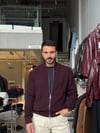 Sanchez Bordo Fermuarlı Triko