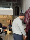 Sanchez Gri Fermuarlı Triko