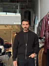 Sanchez Siyah Fermuarlı Triko