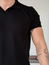 Scallini Polo Yaka Siyah Triko 