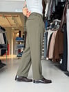 Sedna Haki Duble Kumaş Baggy Pantolon
