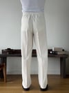 Siena 5265/27 Beyaz Keten Baggy Pantolon