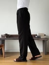 Siena 5265/27 Siyah Keten Baggy Pantolon