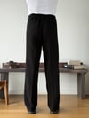 Siena 5265/27 Siyah Keten Baggy Pantolon