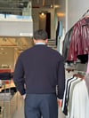 Skonder Lacivert Fermuarlı Polo Yaka Triko