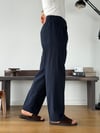 Sofia Keten Lacivert Pantolon 5265/29