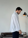 Soprano Oversize Çizgili Beyaz Gömlek