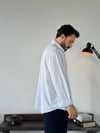 Soprano Oversize Çizgili Beyaz Gömlek
