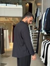 Soprano Oversize Çizgili Lacivert Gömlek