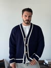 Velas Lacivert Triko Hırka