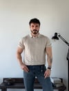 Verona Desenli Bej Triko