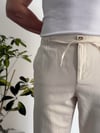 Vitinia Keten Bej Pantolon