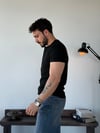 Waffle Siyah Tişört