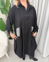 Adele Salaş Elbise Siyah