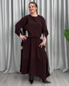 Adele Tasarım Takım Bordo Beyaz