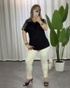 Alinda Leopar Desenli Bluz