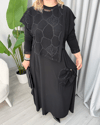 Amelya Tasarım Elbise Siyah