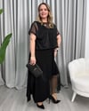 Asel Tül Detaylı Elbise