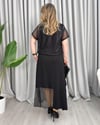 Asel Tül Detaylı Elbise