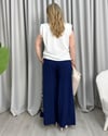 Aura Nakışlı Pantolon Lacivert