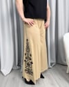 Aura Nakışlı Pantolon Vizon