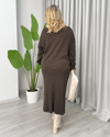 Defne İkili Triko Takım Kahve