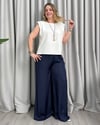 Diana İpek Saten Pantolon Lacivert