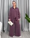 Elenora Tasarım Takım Bordo