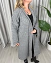Helly Basic Hırka Gri